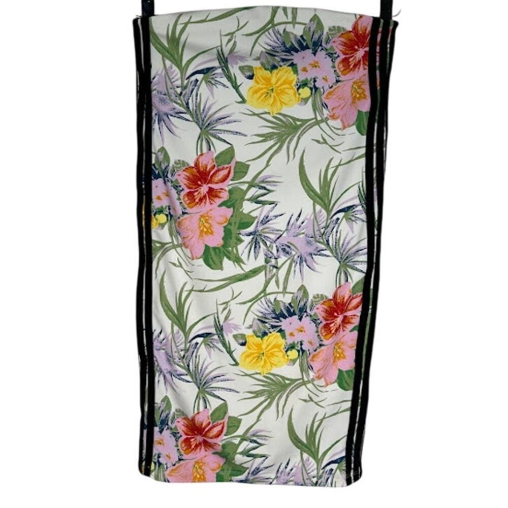Indah Body Women’s Floral Bodycon Strapless Dress 1/XS Pull-On Boho Beach